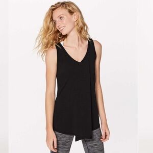 Lululemon Knot A Problem Tank Sleeveless Black Workout Size 10 Active